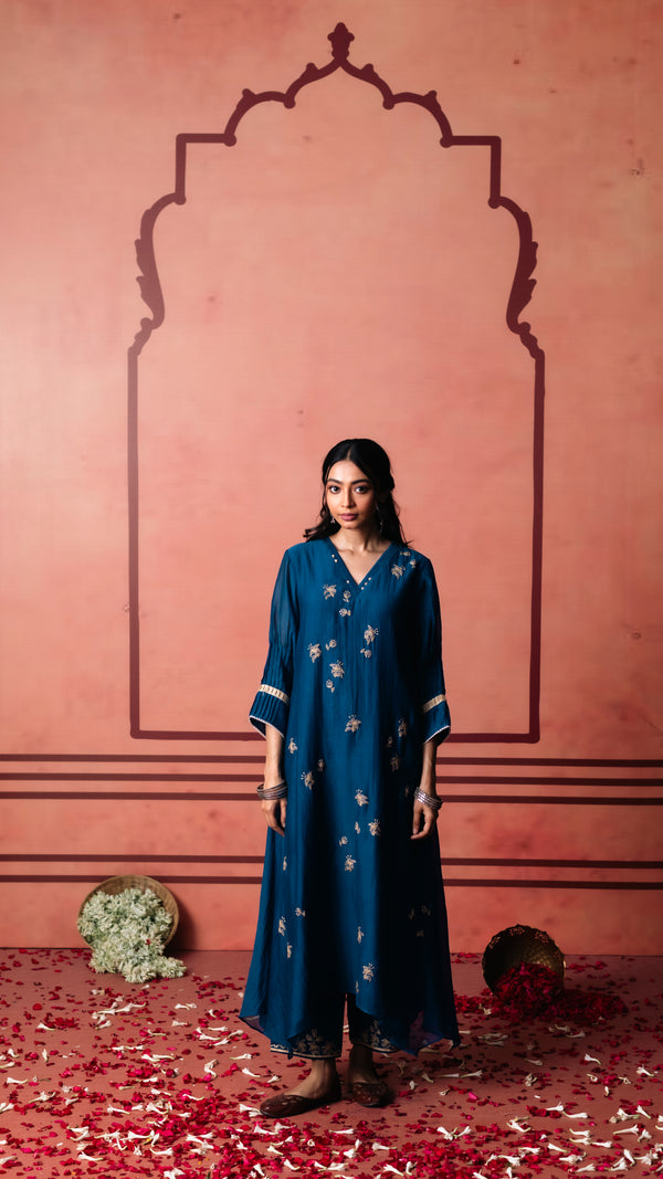 Niva Tunic Set (Blue)